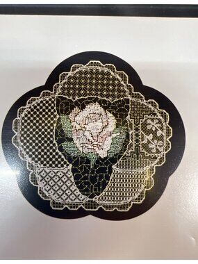 RARE Simply Old-Fashioned Cross-Stitch Pattern Remingtons Rose Lovely In Lace